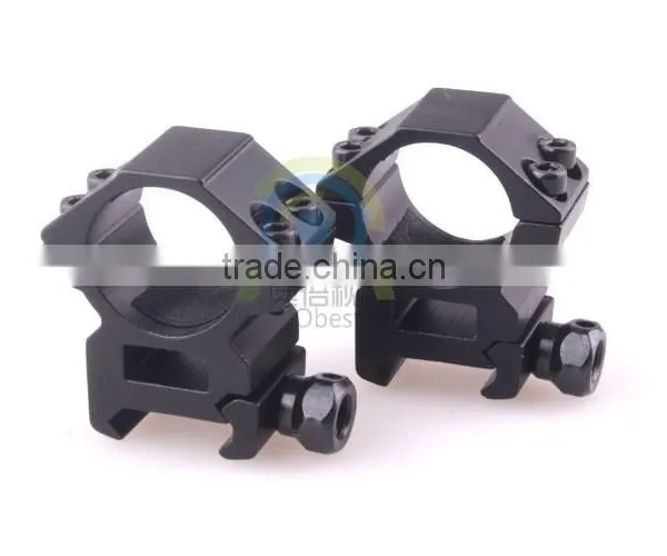 2 x Medium Profile 20mm Weaver Picatinny Rifle Scope Mounts 25.4mm 1" Inch Ring photo-4