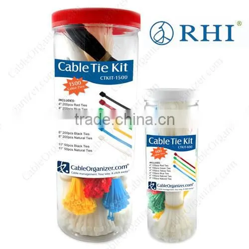 High Quality White Whether Resistant Nylon Soft Cable Tie, Cable Ties( Any Size Can be Made) photo-6