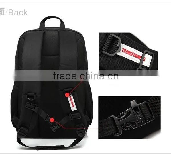 OEM Customed School Bag Internal Frame 600D Polyester Day Backpack photo-5