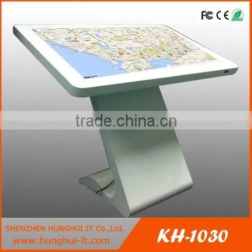 Viewing Angle Adjustable Landscape Touch Screen Information Interactive Kiosk photo-3
