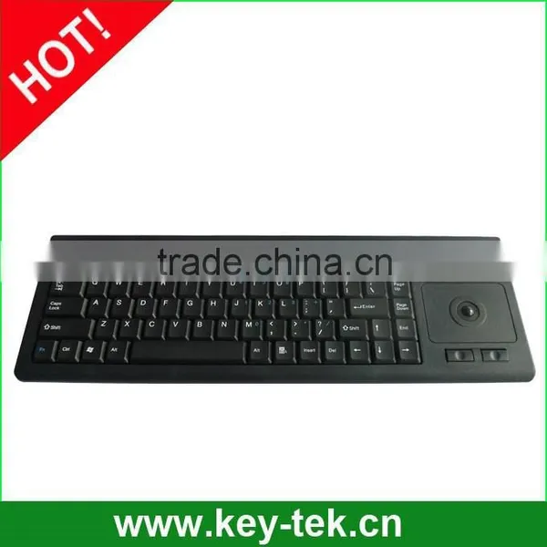 88 Keys Super Slim Stand Alone Desk Top Plastic Keyboard With MINI Plastic Trackball