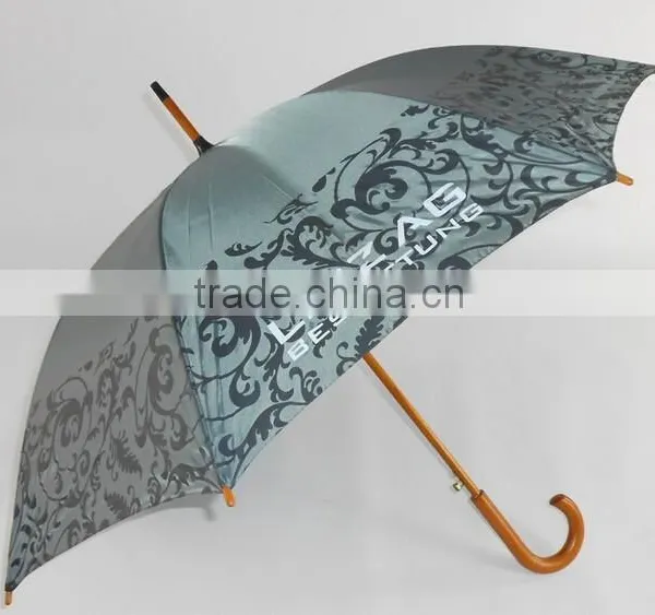 Auto Open Best Selling Wooden Frame Umbrella From China Umbrella Factory photo-2