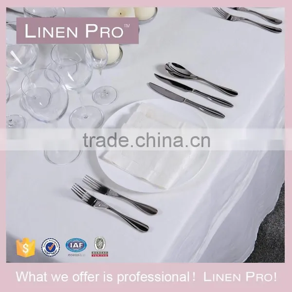 LinenPro Washable Airplane Home Restaurant Use Hand Hemstitch Linen Napkins photo-4