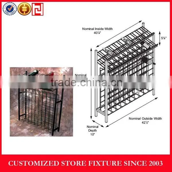 Modern Metal Wine Display Rack
