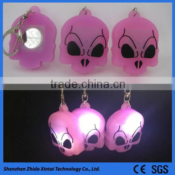 Funny Shape Silicone Led Light Keychain for Women photo-2