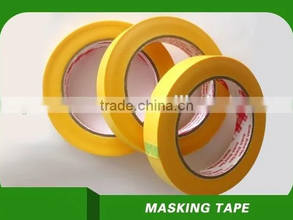 Masking Use Adhesive Yellow Masking Tape photo-2