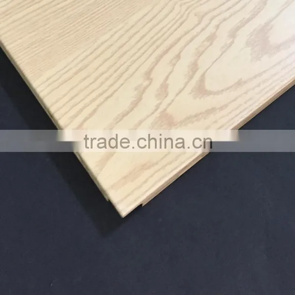 Decorative Wooden Color Galvanized Steel Metal Ceiling Suspended Panel Clip in False Ceiling photo-6