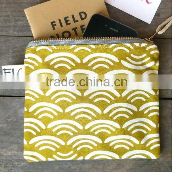 Custom High Quality Canvas Zipper Pouch Wholesale photo-5