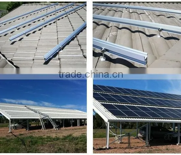 Aluminum Tin Solar Roof Mounting System photo-4