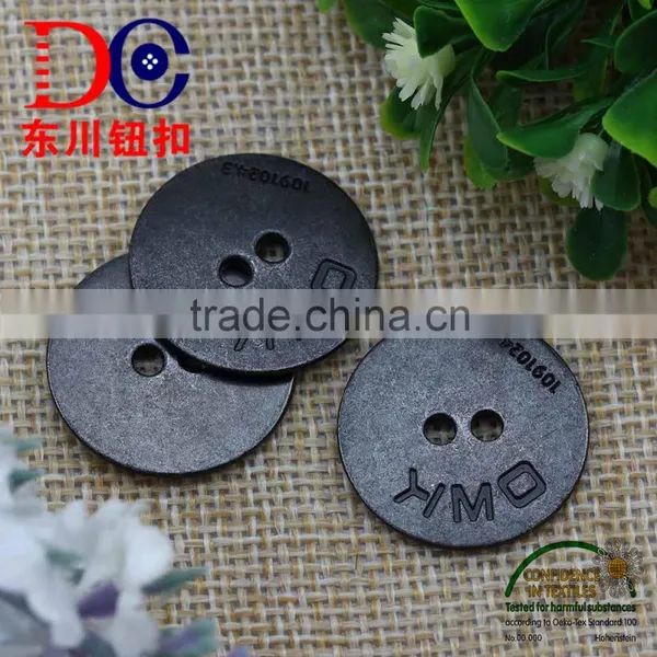 High Quality Metal Button 2 Metal Eyes Sewing Button for Clothing photo-4