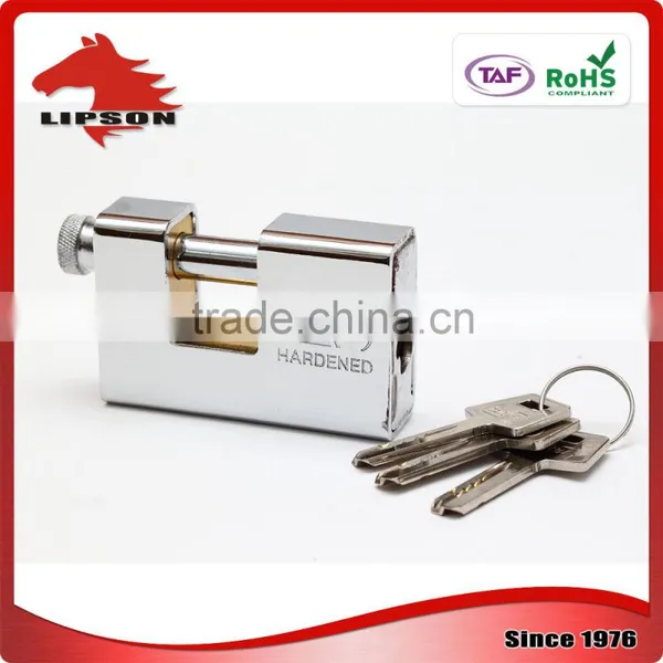 LS-301 Normal Key Amour Plated Rectangular Padlock photo-5