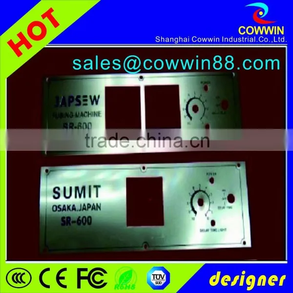 New Cusomized Die Casting Electrical Appliances Nameplate photo-3