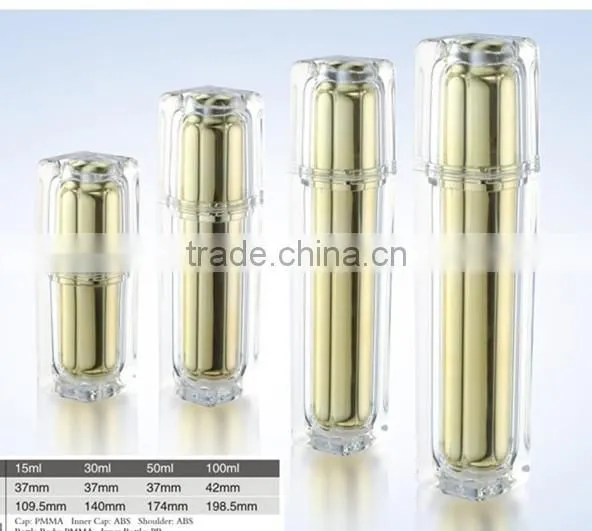 Acrylic Cystal Square Cosmetic Bottles and Jars photo-2