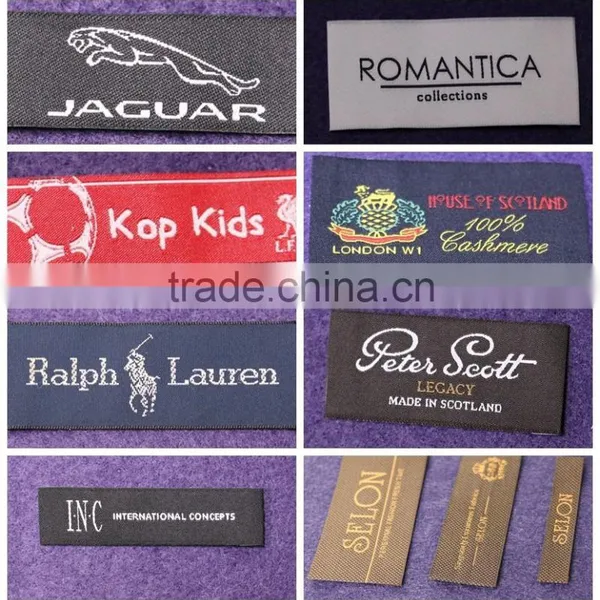 Customized Garment Woven Label, Satin Woven Label , Brand Label For Clothing photo-5