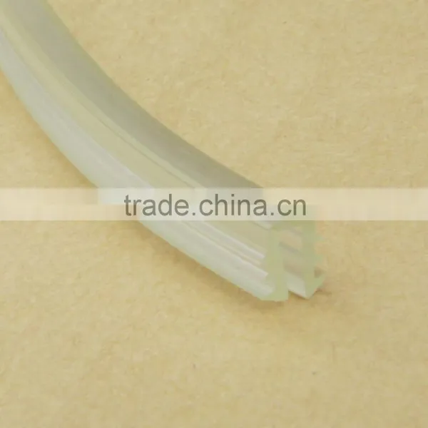 High Quality U Shape Transparent PVC Shower Door Gasket