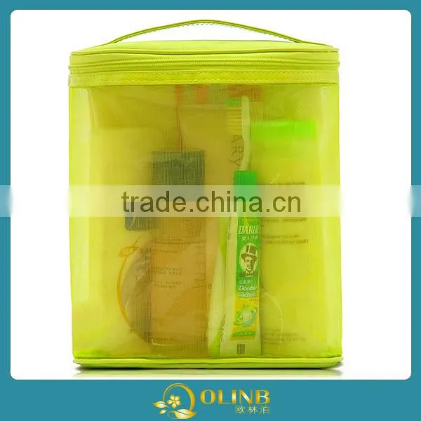 Pvc Mesh Bag /plastic Pvc Mesh Zipper Bag