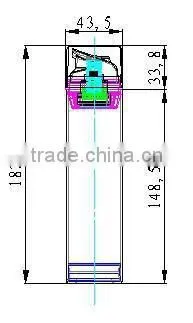 150ml pp Airless Pump Bottle Used for Cosmetic photo-5