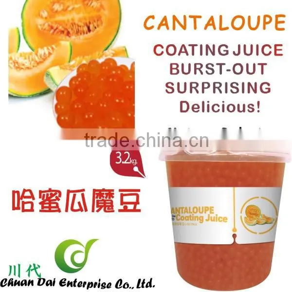 Taiwan Bubble Tea Cantaloupe Coating Juice Boba