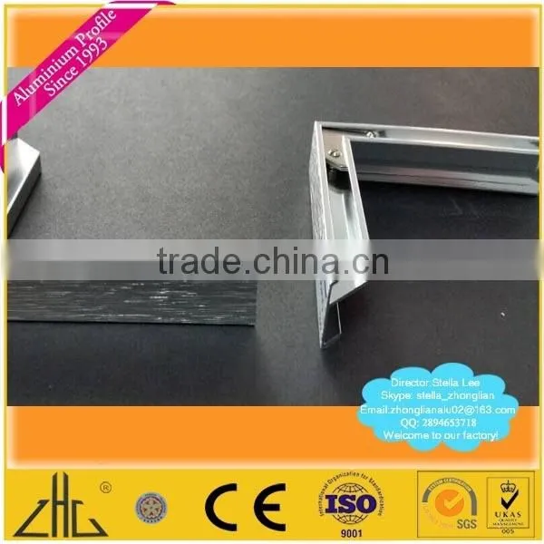 Top Aluminium Frame Manufacturer/ Black Aluminium Frame Profile Extrusion CNC Machinining/ Aluminium TV Frame Panasonnic Factory photo-5
