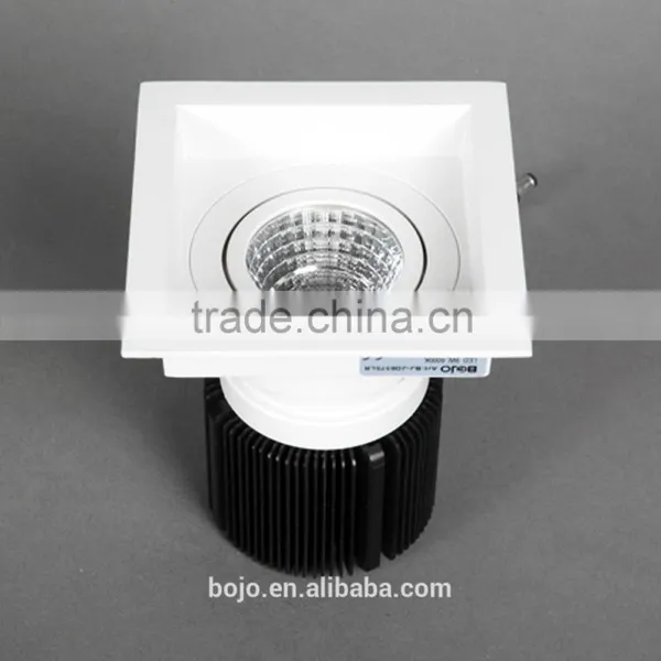 6W 9W 13W COB LED Downlight With Round and Square Outer Ring Made in China photo-6
