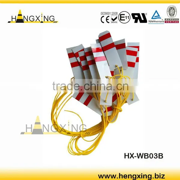 WB03C Outdoor Advertising Fluorescence Color Warning Flag Safety Band photo-2