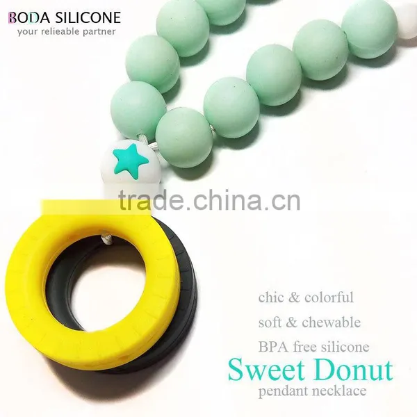 Teething Jewelry Canadafor Feeding Silicone Necklace photo-5