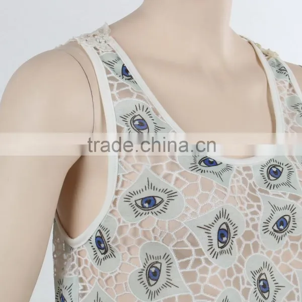 F5S15369 Sexy Women Long Tank Top photo-4