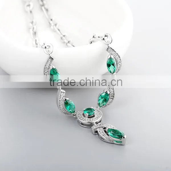 925 Sterling Silver Latest Design Beads Necklace Jewelry SNP027W photo-3