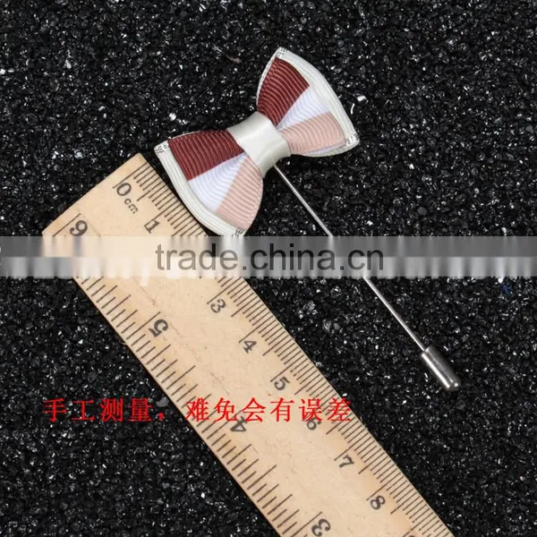 Custom Solid Color Mens Flower Lapel Ling Stitch Pin LAP057 photo-2