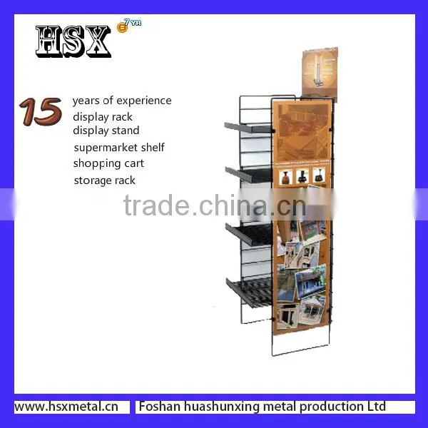 Moving 4 Tiers Metal Wine Rack / Wine Storage Rack HSX-3248 photo-3
