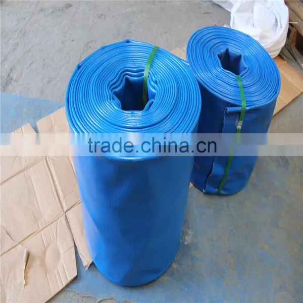 China Blue 1-10 Inch Pvc Lay Flat Plastic Pump Delivery Hose photo-2