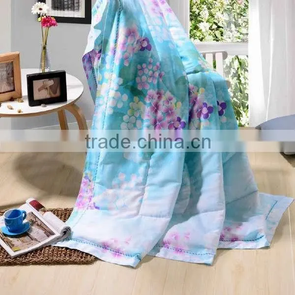 Hotel Patchwork Microfiber Summer Quilt/cotton Printed Bedding Set photo-4