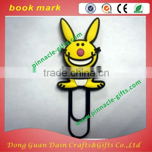 Professional Customized Brand Two Sides Mold High-tech Handmade Pvc Book Marks photo-2