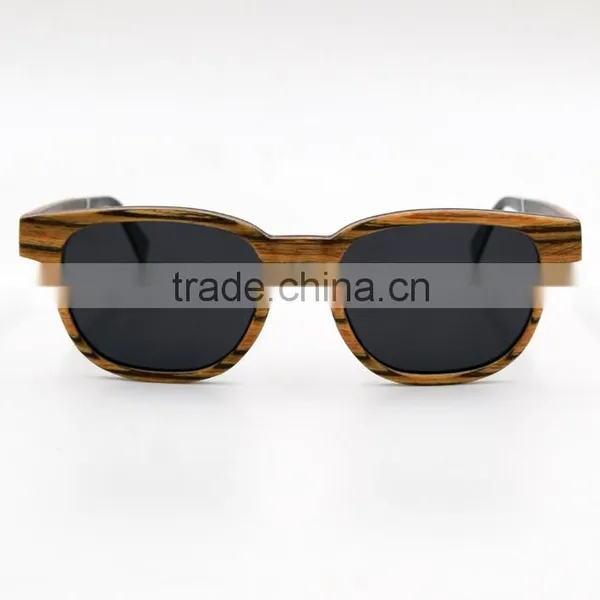 Zebra Maple Aluminium Frame Polarized Sunglasses photo-2