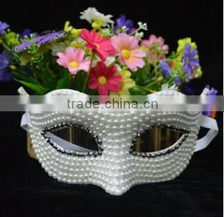 Promotional Gift Wholesale Halloween Carnival Christmas Party Adult Pearl Mask