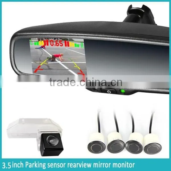 AK2-035LAP4 Auto Dimming Rearview Mirror Parking Radar Detector and Automatically Backup Camera Display photo-6