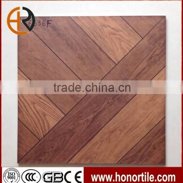 Screen Printing Rustic Tiles Wood Look Porcelain Material photo-4
