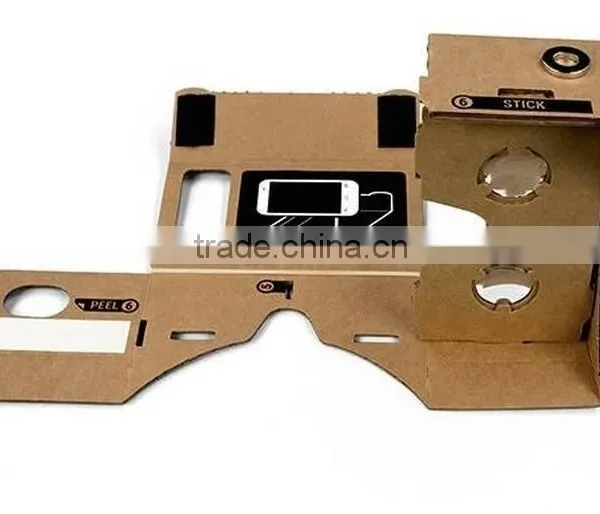 Google Cardboard 3D VR Virtual Reality Mobile Phone 3D Viewer Glasses photo-4