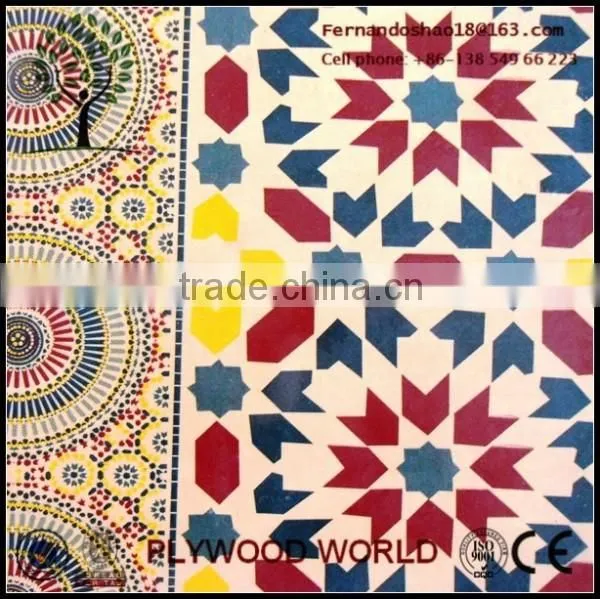 Export All Kinds of Flower Designs Polyester Plywood photo-6