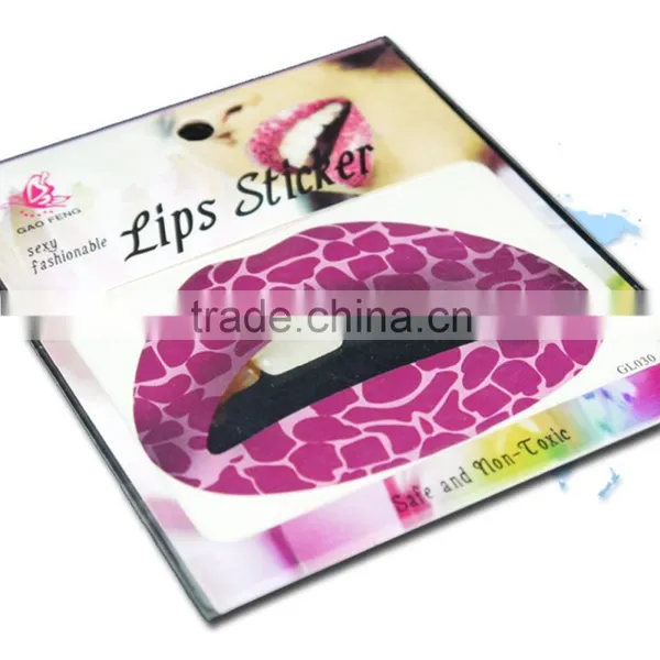 OEM Best Price Made in China Customized Country Flag Lip Stiker photo-2