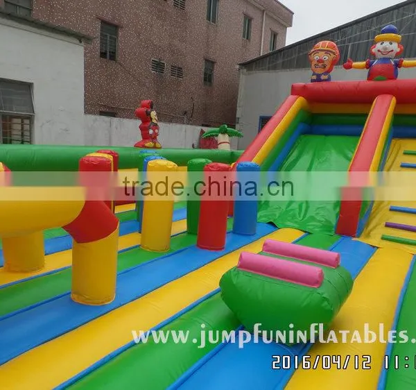 New Model Large Inflatable Fun Land for Chidlren,Inflatable Amusement Park Giant Obstacle Course Inflatable Theme Park photo-6