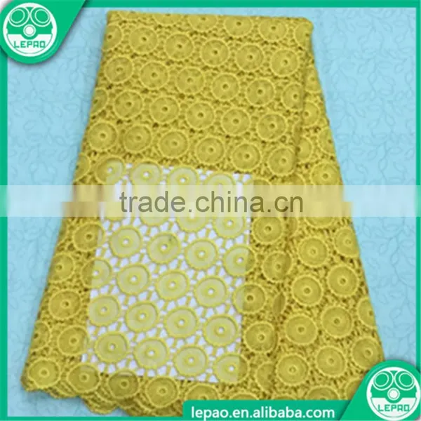 2016 African Chemical Fabric,Nigeria Cord Lace Fabric,chemical Lace Embroidery Fabric photo-5