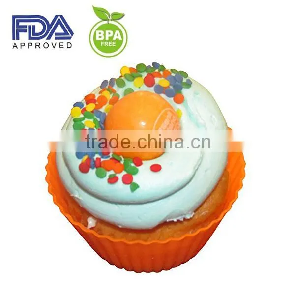 Wholesale Popular Baking Cups FDA Silicone Cupcake Liner to Amazon photo-2