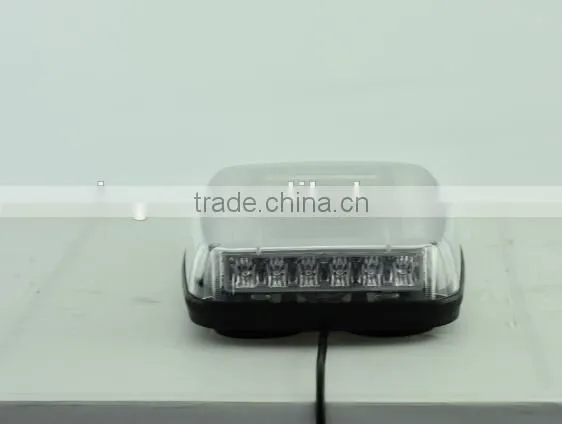 LED Car Auto Emergency Warning Strobe Light Mini Bar With Megnatic Base photo-2