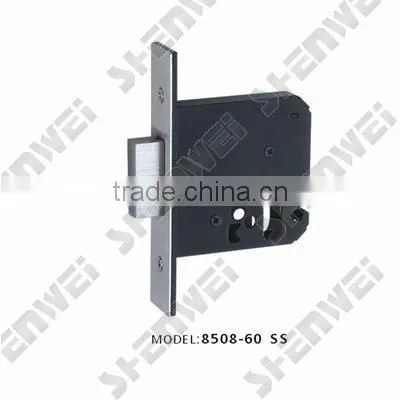 8508-60-SS mortise lock body,