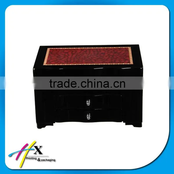 High Glossy Black Wood Jewelry Box Wooden Box For Jewelry