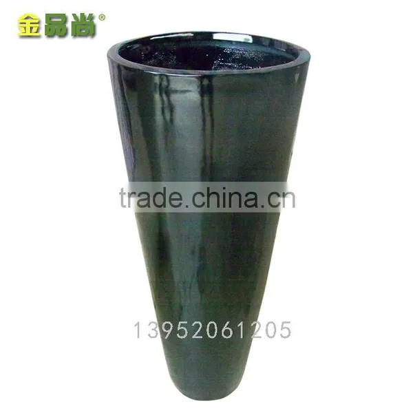 High Intensive Tapered Glossy Glass Reinforced Composite Planter