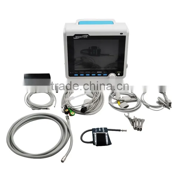 CE& FDA Approved 8.4-inch 5-Parameter Vet Patient Monitor With Printer photo-5