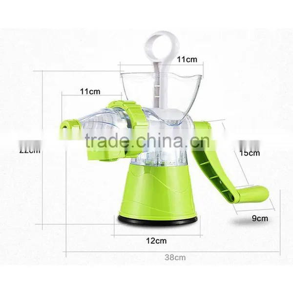 New Design Plastic Manual Citrus Slow Juicer Hand Blender Juice Manual Fruit Juicer photo-6