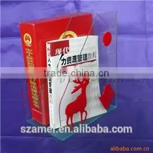 Customized Clear Acrylic Book Holder/ Leather Cheque Book Holder Whlesale photo-3